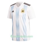 Camisolas de Futebol Argentina Equipamento Principal 2018 Manga Curta